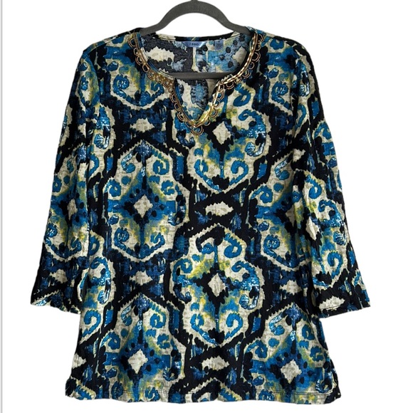 Izod Tops - IZOD Women’s Batik Tunic Med.
